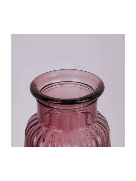 GloboStar Decorative Vase Layla Purple 11x11x22cm