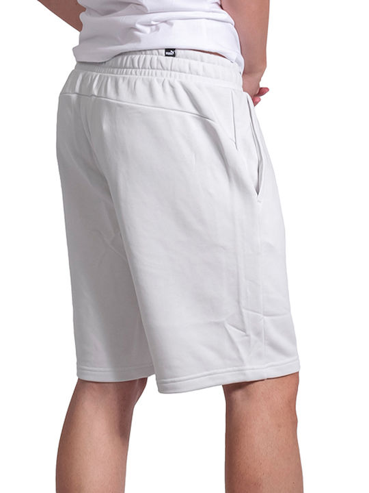 Men's Athletic Shorts White
