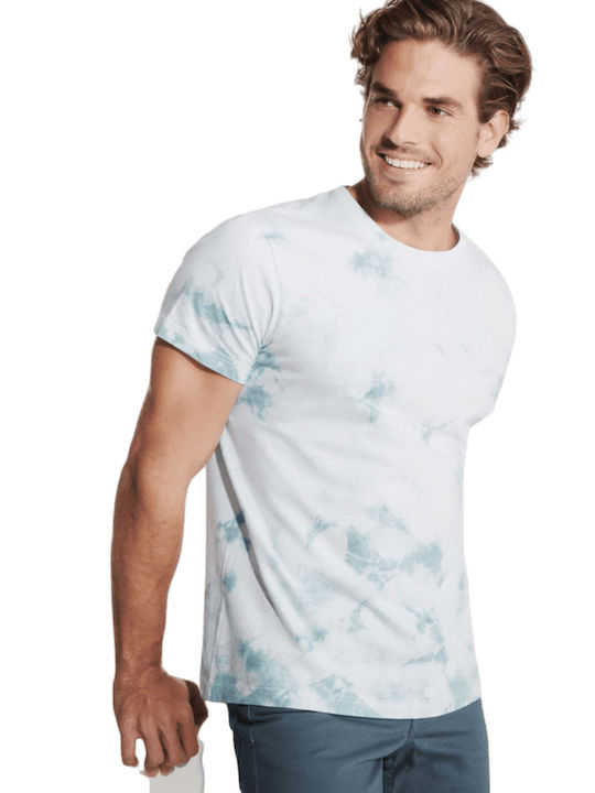 Roly Herren T-Shirt Kurzarm Hellblau