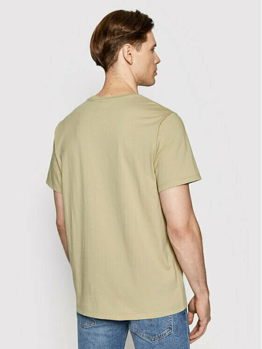 Levi's Men's Short Sleeve T-shirt Beige