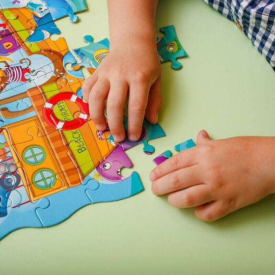 Παιδικό Puzzle Πειρατές για 3+ Ετών 49pcs Roter Kafer