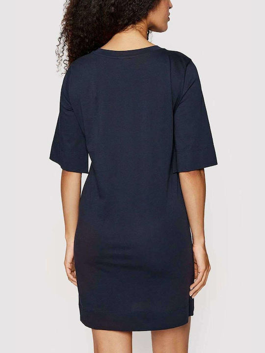 Emporio Armani Summer Mini Dress Navy Blue