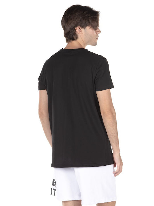 Target T-shirt Bărbătesc cu Mânecă Scurtă Negru