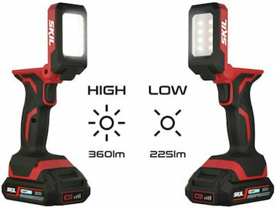 Skil Battery Jobsite Light LED with Brightness up to 360lm