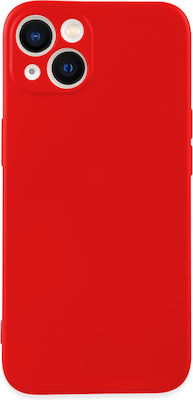 Idol 1991 Velvet Silicone Back Cover Red (iPhone 13)