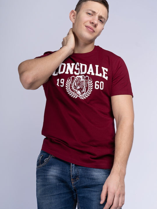 Staxigoe T-shirt Oxblood / White