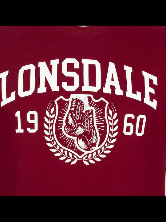 Staxigoe T-shirt Oxblood / White
