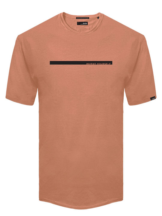 Double Men's Short Sleeve T-shirt Orange