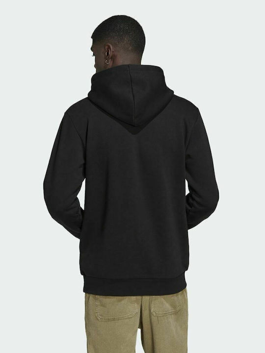 Adidas Men's Sweatshirt with Hood Black