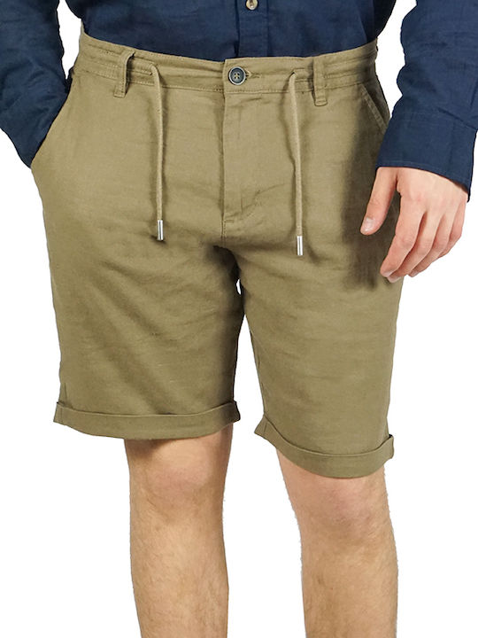 Men's Chino Slim Fit Shorts Khaki
