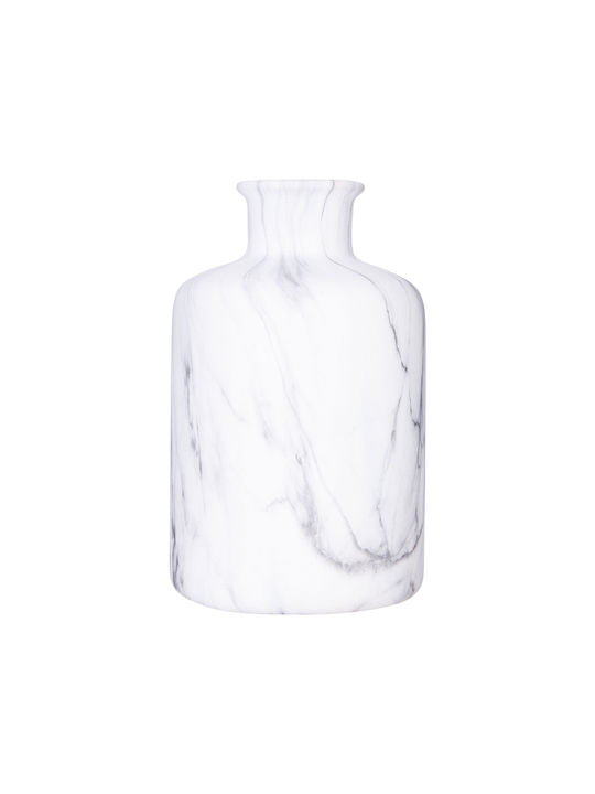 Atmosphera Decorative Vase White 11x11x17.5cm