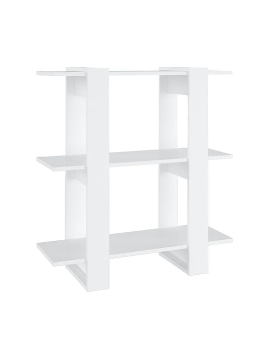 Bookcase White 80x30x87cm