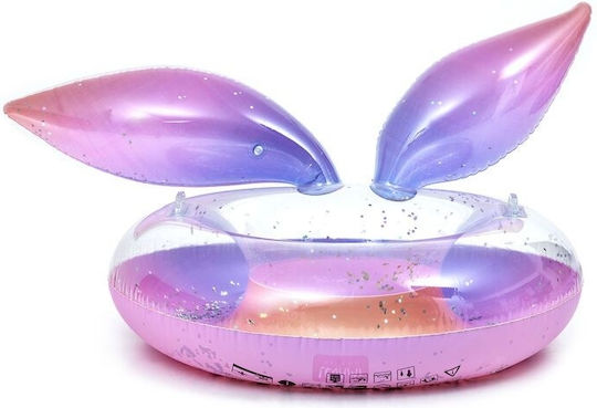 Legami Milano Rabbit Глитер Детски Надуваем Пояс за Плаж с Дръжки с Глитер 90x44см