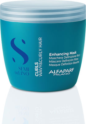 Alfaparf Milano Semi Di Lino Curls Enhancing Mask Haarmaske für Hydratation 500ml