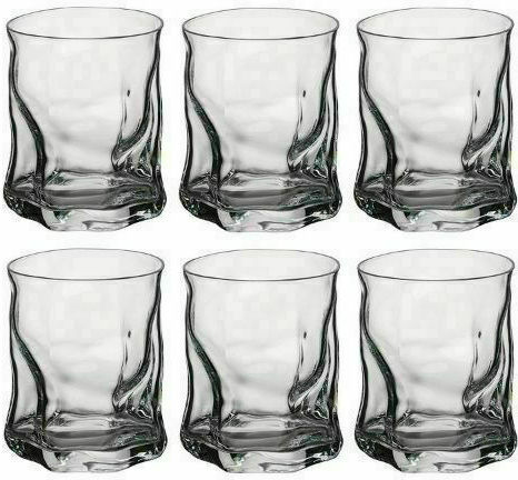 Bormioli Rocco Sorgente Set of Glasses Whiskey made of Glass 420ml 6pcs