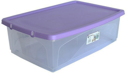 Viomes 187.630 Kunststoff Aufbewahrungsbox mit Deckel 33lt