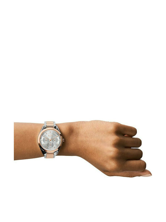 Armani Exchange Ρολόι Μπαταρίας με Μεταλλικό Μπρασελέ Armani Exchange Ρολόι Μπαταρίας με Μεταλλικό Μπρασελέ