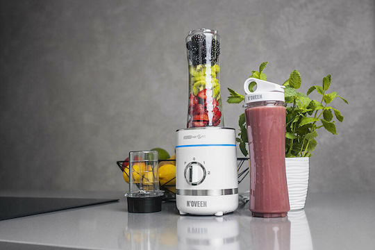 N'Oveen SB1100 Μπλέντερ με Πλαστική Κανάτα 600 ml 300W Λευκό