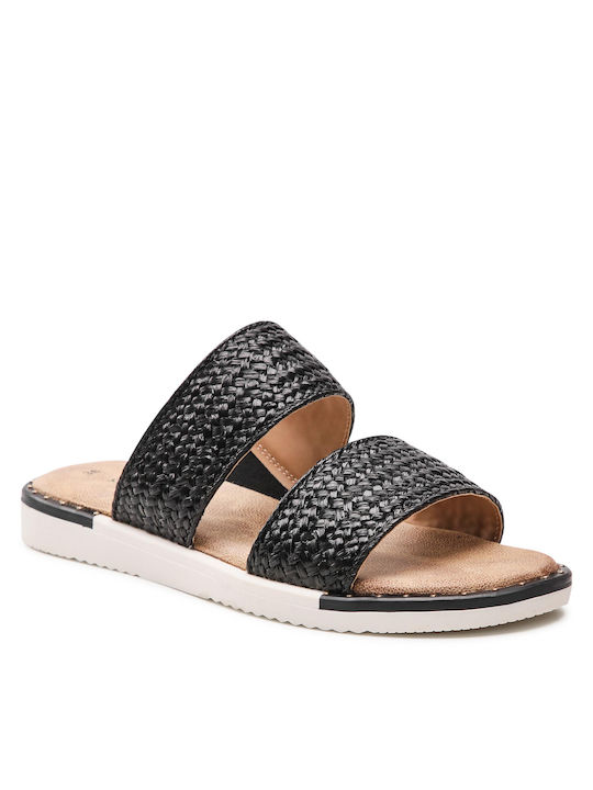 S.Oliver Women's Flat Sandals in Black Color