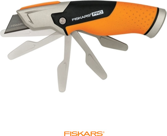 Fiskars Cuțit pliant Carbonmax Securitate cu Metalic Corp