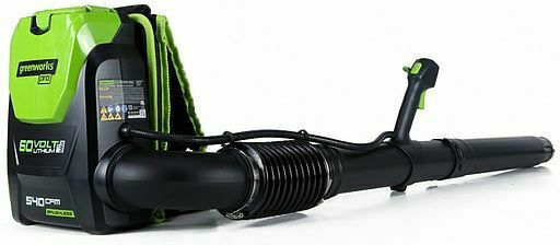 Greenworks GD60BPB Φυσητήρας Χειρός Μπαταρίας 60V Solo με Ρύθμιση Έντασης & Μέγιστη Ταχύτητα Αέρα 210km/h