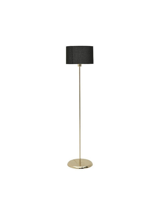 Click Floor Lamp H145xW32cm. with Socket for Bulb E27 Gold
