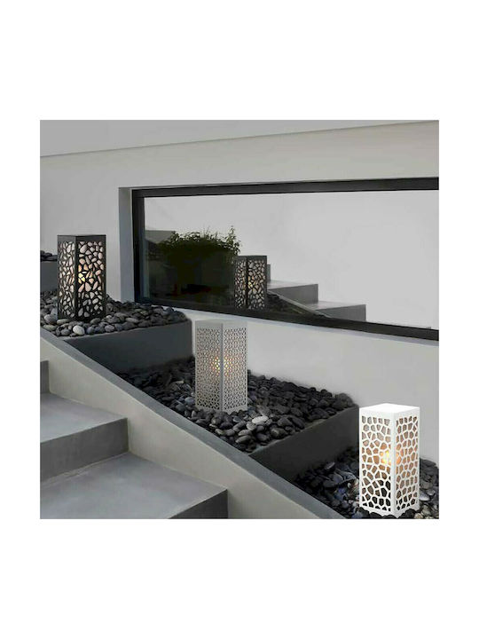 Luma Outdoor Floor Lamp Small Post for E27 Socket White