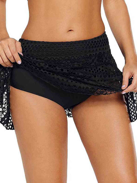 Bikini Φούστα Ψηλόμεση Μαύρη