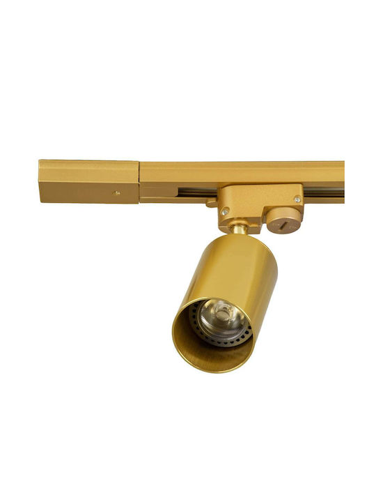 GloboStar Leo Triple Spot with Socket GU10 in Gold Color