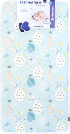 Kikka Boo Στρώμα Κούνιας Fantasia Clouds Blue 60x120+7cm Kikka Boo Στρώμα Κούνιας Fantasia Clouds Blue 60x120+7cm