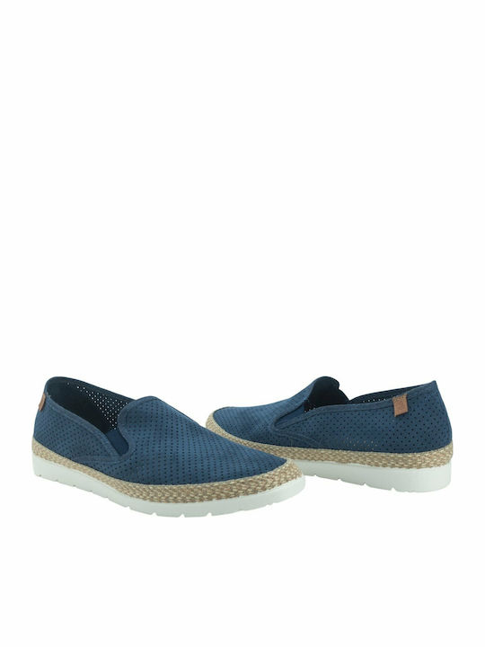 Fabric Men's Espadrilles in Blue Color