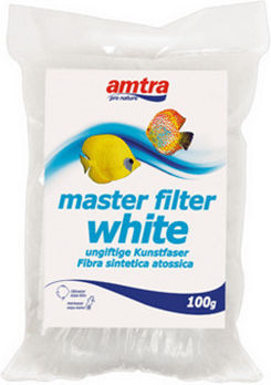 Amtra Master Filter White Fiberglass for Aquarium Filtering 250gr 1pcs