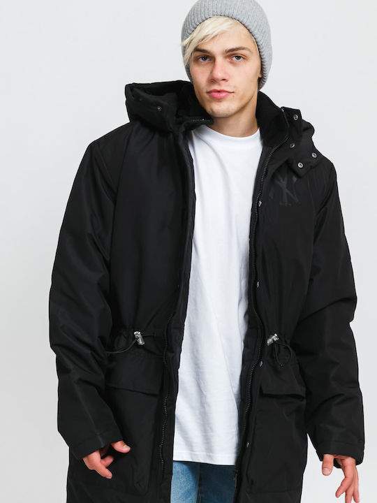 MLB Team Winter Jacke Parka Schwarz