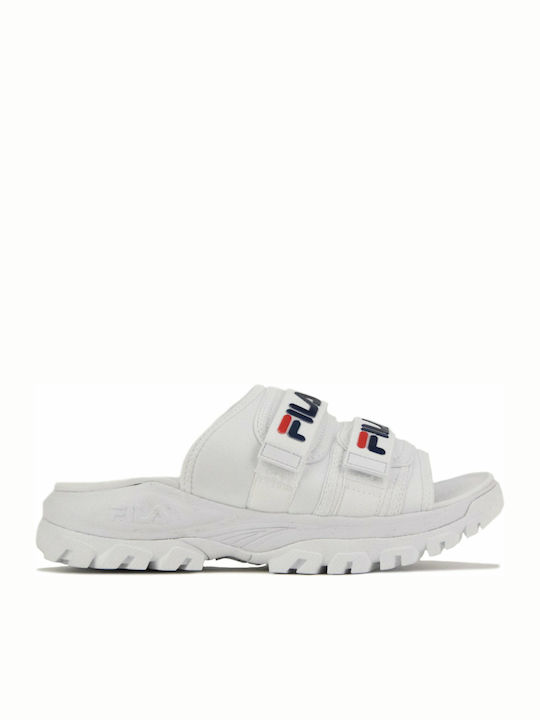 Outdoor Women's Platform Slides White