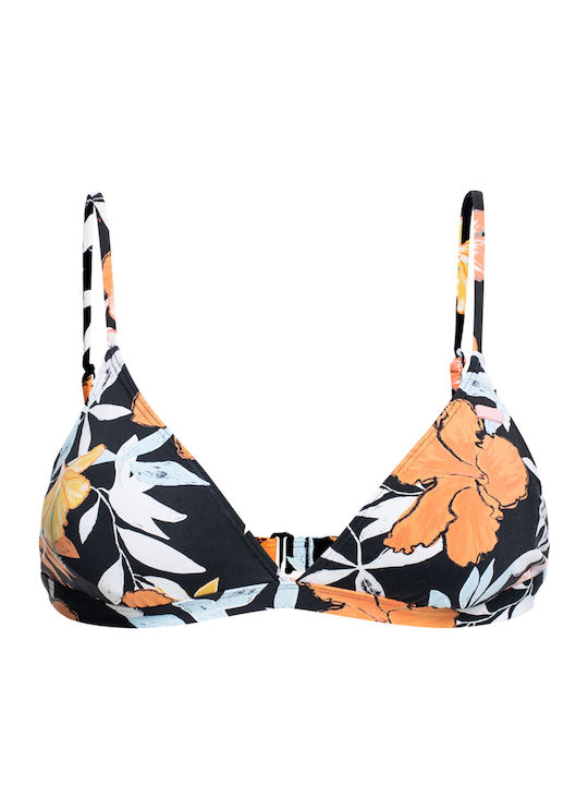 Island Vibes Bikini Τριγωνάκι Floral Γκρι
