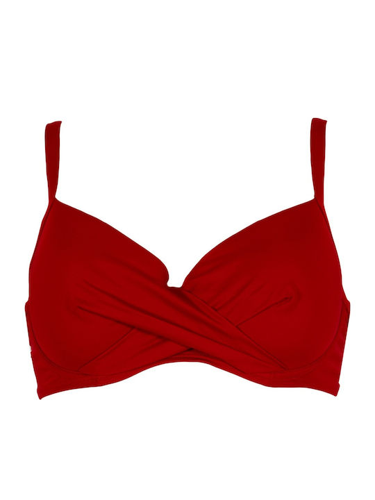 Bikini Bra D Cup Red