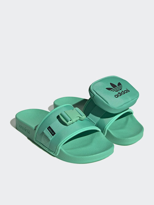 Pouchylette Women's Slides Hi-Res Green / Core Black