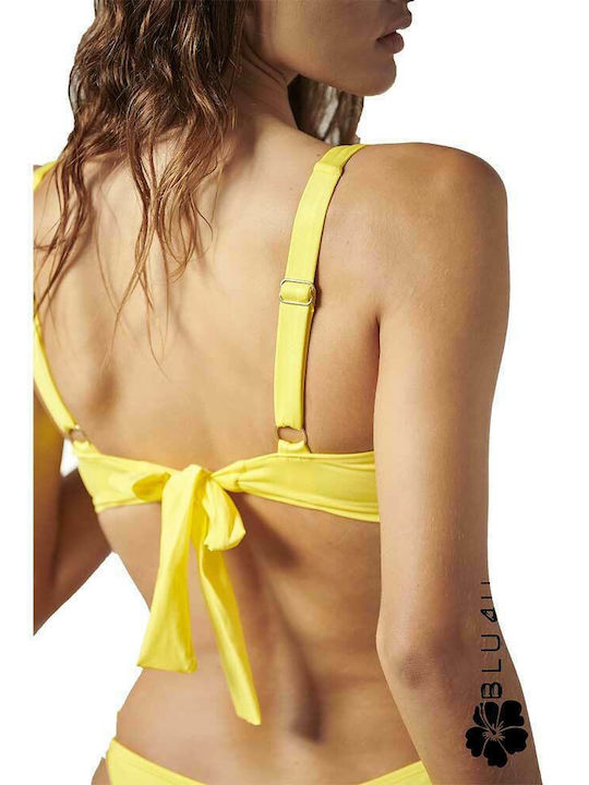 Blu4u Bikini-Oberteil mit Polsterung Gelb