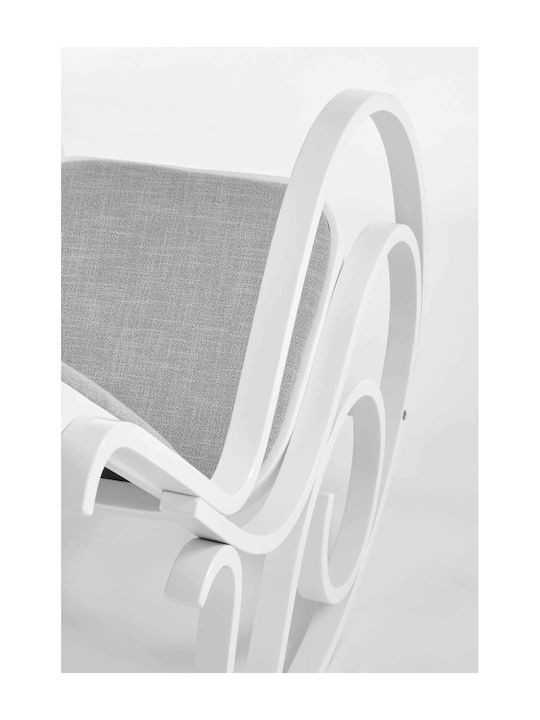 Maxim Plus Πολυθρόνα Κουνιστή Λευκό 52x90x95cm