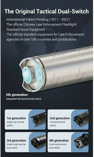 Klarus LED IPX8 с Максимална Яркост 1200лм K10 Green CR123 Зелен