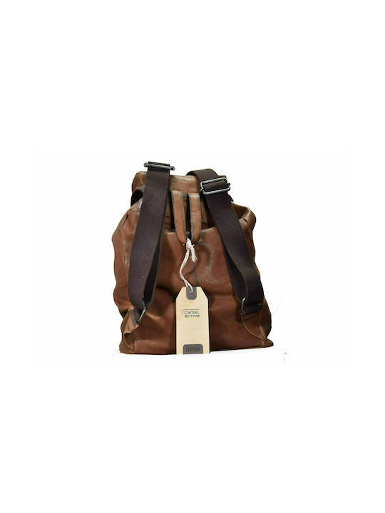 Camel Active Men's Leather Backpack Brown