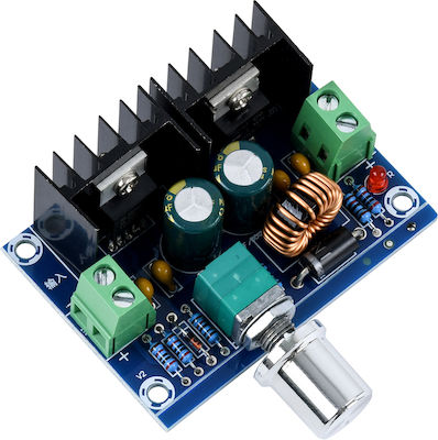 GloboStar Piesă de Schimb Electrică Auto Regulator de tensiune - Modul convertor de tensiune DC - Intrare DC4-40V / Ieșire DC1.25-36V Max Load 8A Μ6 x Π4.5 x Υ2.5cm