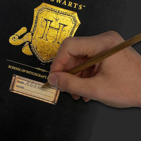 Blue Sky Studios Harry Potter Hogwarts Shield Тетрадка A5 На райета Черен
