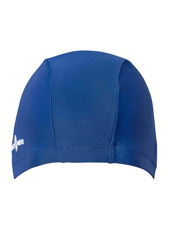 Mad Wave Lycra Junior Schwimmkappe Kinder aus Polyester Blau