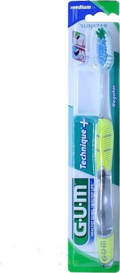 GUM Technique+ 492 Regular Toothbrush Medium Lahani