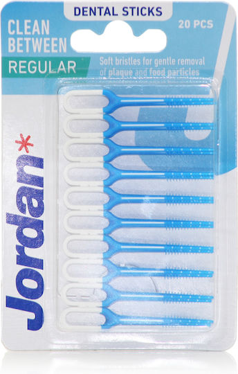 Jordan Clean Between Interdental Brushes Regular Blue 20pcs