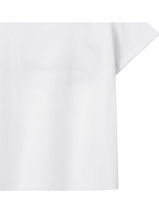 Women's T-shirt Floral White