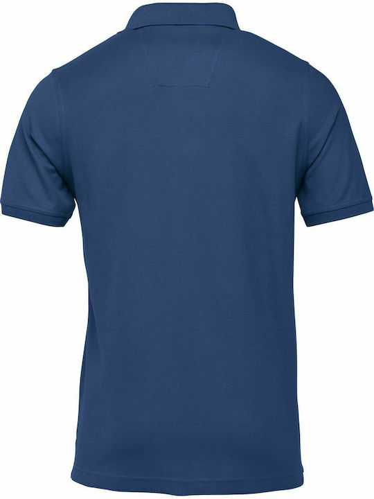 Fynch Hatton Ανδρικό T-shirt Polo Midnight