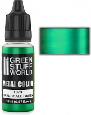 Green Stuff World Metal Modellbau Farbe Green 17ml 8436574502329ES