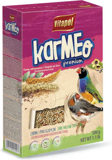 Vitapol Karma Exotisch Vogelfutter für Exotische Vögel 500gr